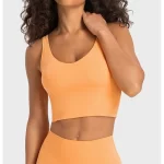 Womens Workout Crop Tank Top Build w Removable Padded Bra (13)