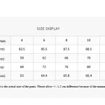 Women’s Running Leggings with Pockets Size Chart