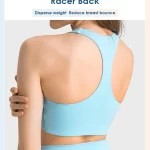 One Piece Racer Back Sports Bra with Fixed Pad (2)