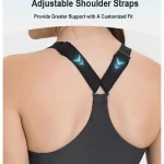 Hochwirksamer Kontrast-Sport-BH für Damen mit verstellbaren Schulterträgern (20)
