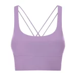Women’s Longline Strappy Cross Back Sports Bra (26)