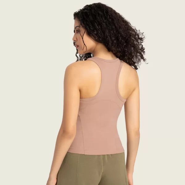 Nauwsluitende trainingstanktop met racerback voor dames