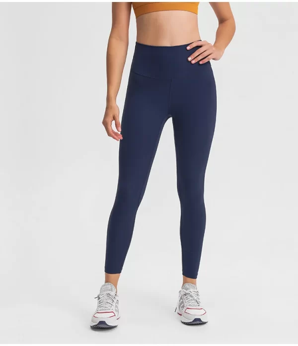 High Waist Solid Workout Leggings for Women
