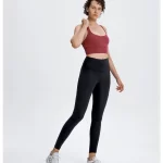 Women’s Workout Leggings without Front Seam Black (2)