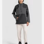 Chaqueta impermeable ligera unisex Cortavientos en contraste (14)