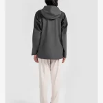 Chaqueta impermeable ligera unisex Cortavientos en contraste (16)