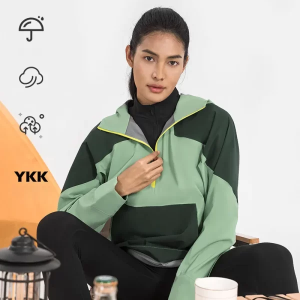 Chaqueta impermeable unisex para senderismo