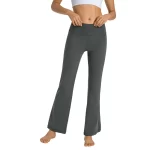 flare yogabroek met hoge taille voor dames