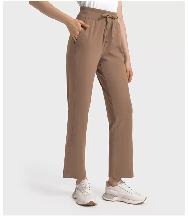 Women's straight leg sweatpants with pockets lounge workout pants