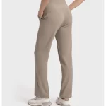 Pantalon de survêtement à jambe droite avec poches pour femme (18)