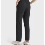 Pantalon de survêtement à jambe droite avec poches pour femme (24)