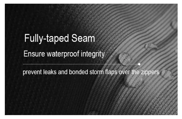 Lapisan parit kalis air dengan tudung untuk wanita di luar bandar