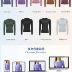 JacquAir Women’s Seamless Wokrout Shirts with Tumble Hole (21)