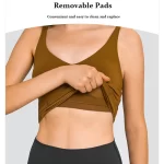 Womens sports bra tank top for yoga workout running (16)