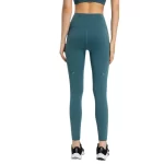 Luxeflow High-Waisted Yoga Tights with Pockets Women No Front Seam Gym Legging (29)