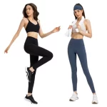 Luxeflow High-Waisted Yoga Tights with Pockets Women No Front Seam Gym Legging (44)