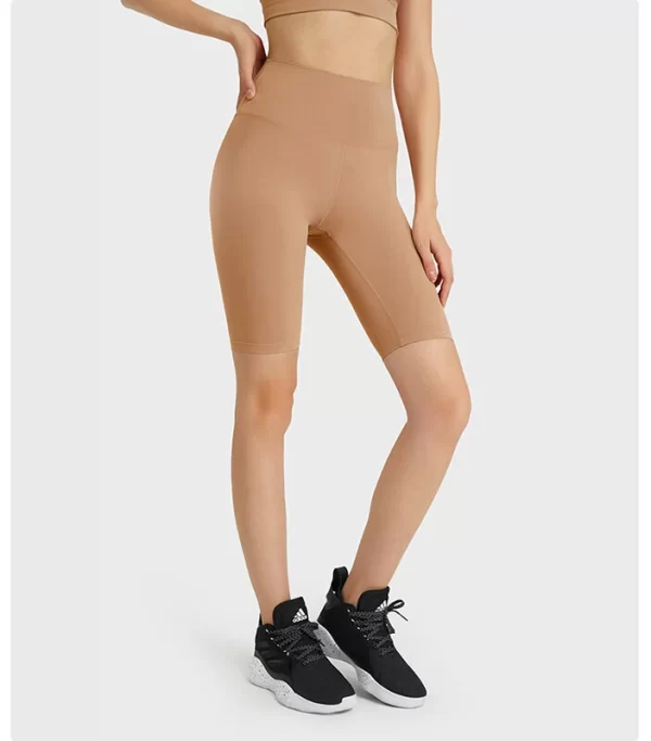 모든 반바지에 맞는 프리 사이즈 여성용 하이 웨이스트 요가 반바지 세트