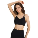 Dames Criss Cross Back-sportbeha met verwijderbare pads