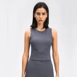 Réservoir d'entraînement côtelé pour femmes (25)