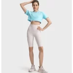 Women’s Workout Biker Shorts High Waist Legging Shorts (23)