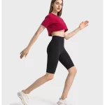Women’s Workout Biker Shorts High Waist Legging Shorts (7)
