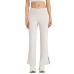 Womens High Blearlary Flare Seluar untuk Yoga Dance Jogger Loung Perjalanan