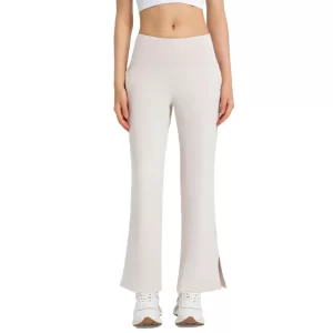 Dames flared broek met hoge taille voor yoga dans jogger loungen reizen