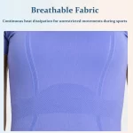Women’s Seamless Short Sleeve Workout T Shirts Breathable Gym Running Top (17)