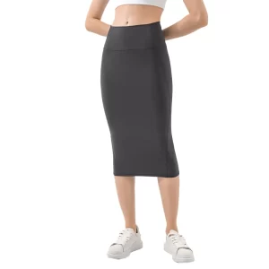 Wanita Gadis Tinggi Pakaian Hip Hip Hidden Pocket Spandex Tersembunyi