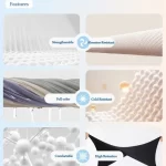 Evrlue’s new double 6 sexy slit hip skirt for women, casual commuting sports skirts (6)