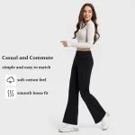 Dames Laid Back Wild Leg Slimming Spandex Jogger Lounge Joga broek (26)