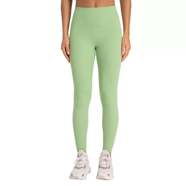 Tiada bingkap jahitan depan untuk wanita seluar yoga kawalan perut tinggi