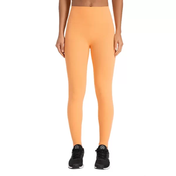 Tiada bingkap jahitan depan untuk wanita seluar yoga kawalan perut tinggi