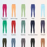 Women High Waisted Tummy Control Yoga Legging without Front Seam (59)