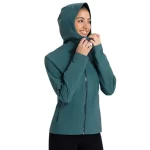 Women Light Outdoor Waterproof Brethable Hiking Camping Hooded Jacket (47)