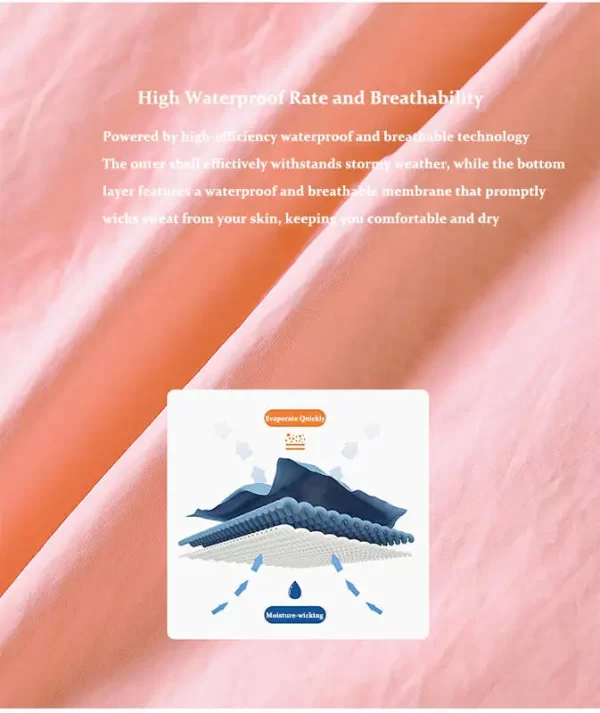 Women's Softshell Jacket with Hidden Foldable Hood for Commute Travel Hiking