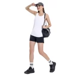 2024 New Women Fashion Tie Back Sleeveless Soft Cool-dry Yoga Fitness Gym T-shirts (40)