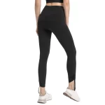 Wholesale Women PA66 Nylon High Waisted Tummy Control Customized Drawstring Yoga Leggings Distributor (20)