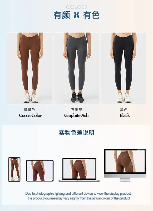 Wanita borong v membentuk pinggang rendah seksi push up yoga gym legging