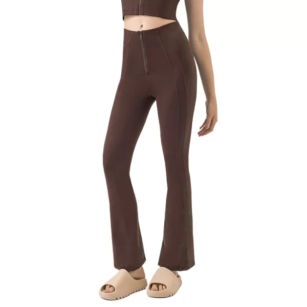 Yogabukser med lynlås til kvinder