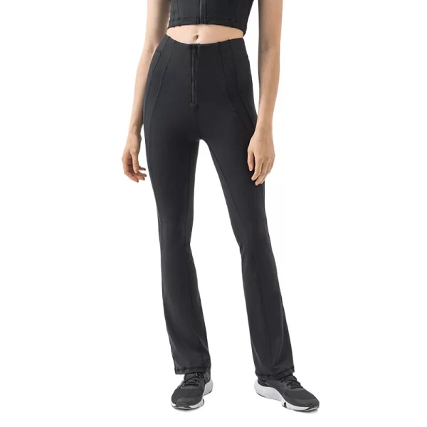 Yogabukser med lynlås til kvinder