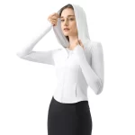 Womens Sun Protective Jacket Hooded Cooling Shirts with Pockets (9)