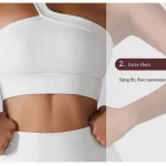 One-shoulder yoga bras, one-piece beauty back sports bra fitness gym wear for women (3)