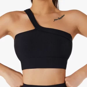 One Shoulder Sports Bra for Yoga Gym Fitness