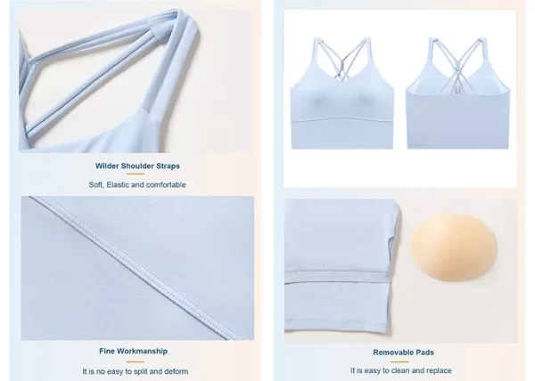 صدرية رياضية طويلة خطوط للنساء