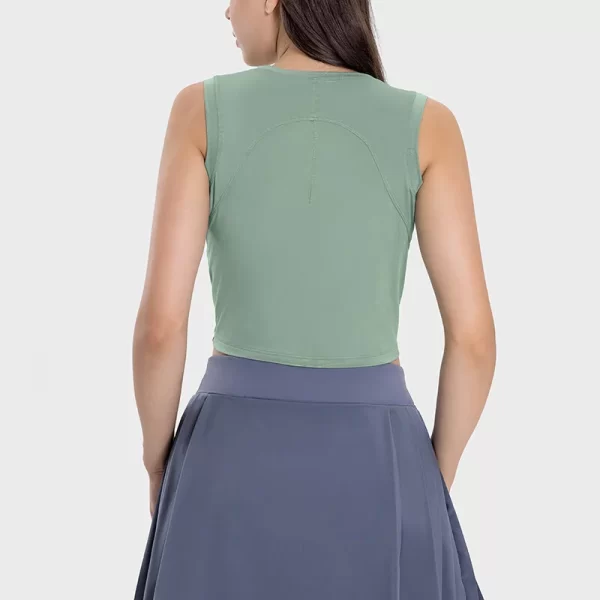 قمم اليوغا بالجملة للنساء قمصان تجريب الصالة الرياضية Sleveless