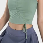 Wholesale Custom Women Rayon Cotton Gym Sports Tank Crop Top (12)