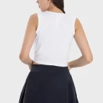 Wholesale Custom Women Rayon Cotton Gym Sports Tank Crop Top (22)