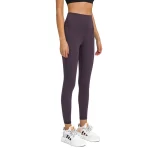 Wholesale Women High Waisted Tummy Control Workout Yoga Fitness Leggings with Pockets in Bulk (56)