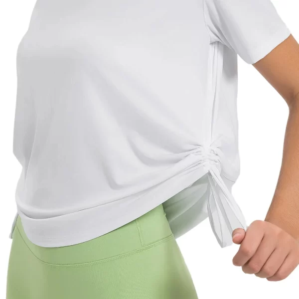 Wokrout Shirts Dames Yoga Gym Fitness Top met korte mouwen